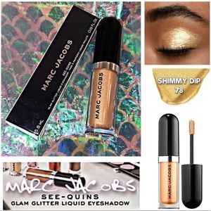 MARC JACOBS SEE-QUINS Glam Glitter Liquid Eyeshadow - SHIMMY DIP 78, NEW